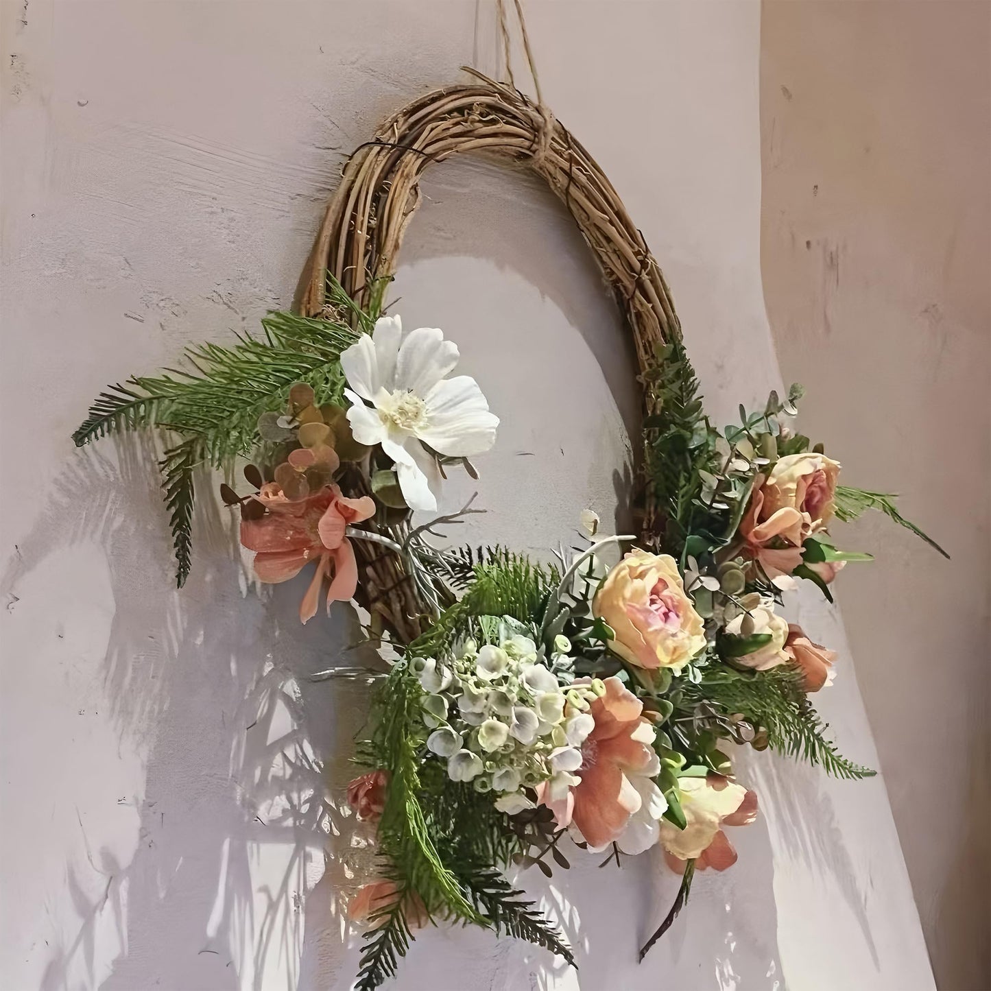 ZCLGOOD 12Pcs 4Inch Natural Grapevine Wreaths, Vine Branch Wreath Rattan Circle for DIY Christmas Holiday Craft Wedding Home Decoration Wall Hanging Supplies