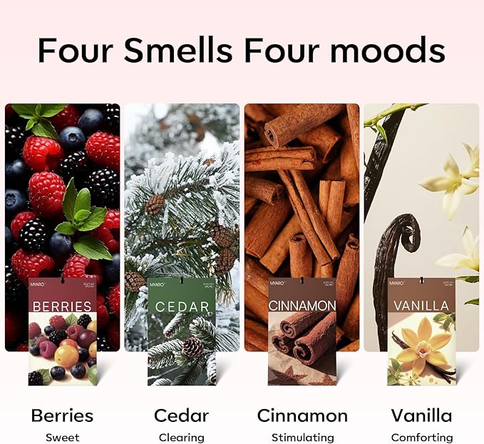 MYARO 20 Packs Christmas Scent Sachet for Closet Drawer Room Air Freshener Home Fragrance Smell Good Essential - Cedar Cinnamon Vanilla Berries Potpourri Bag