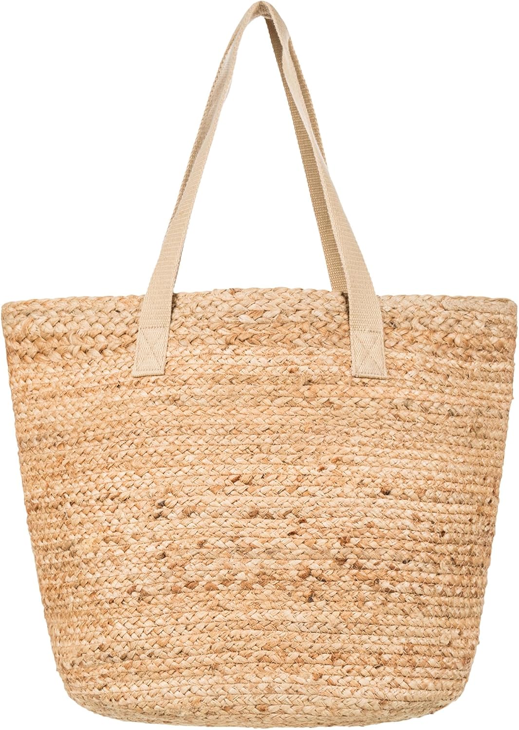 Roxy Women's Beach Tote Bag | Travel | Vacation | Straw | Lightweight | Breathable