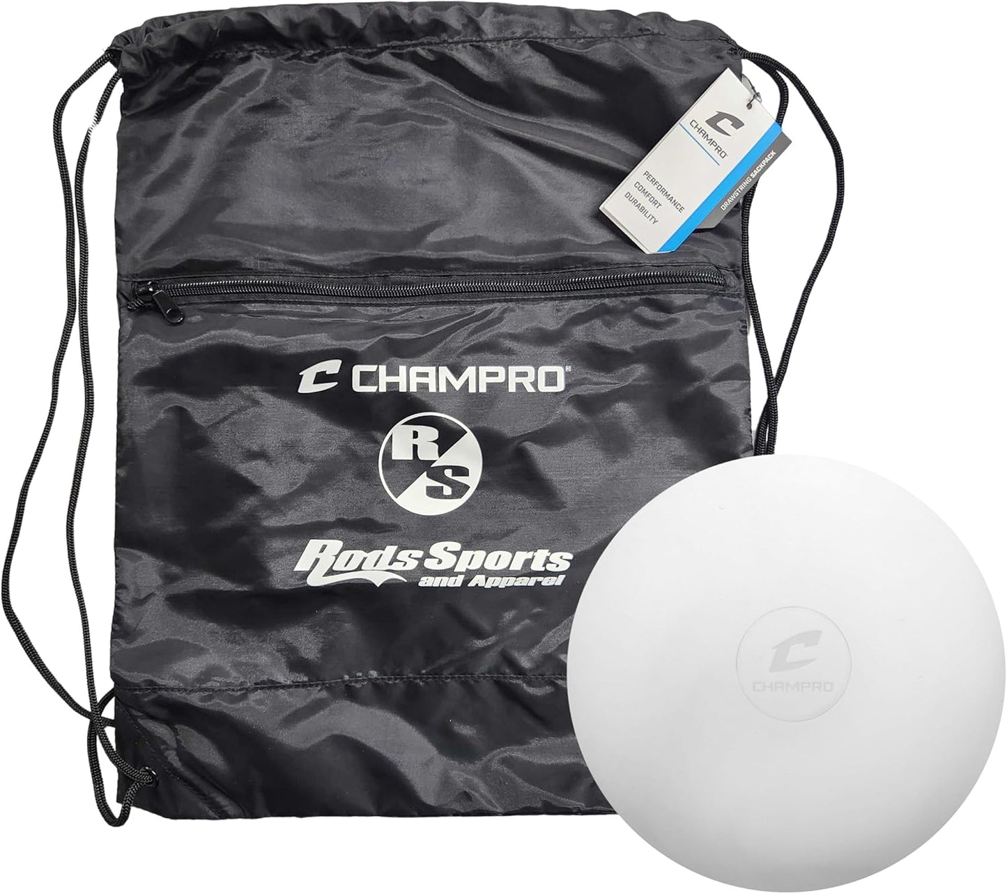 Champro Bag of 12 Signature Premium NOCSAE NFHS NCAA Lacrosse Balls White with Carry Bag – Official Size and Weight