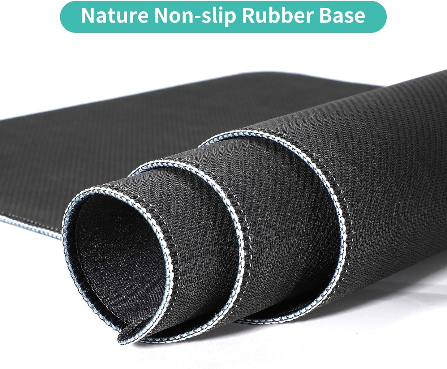 Dynippy Thin Extended Gaming Mouse Pad （31.5 * 11.8 * 0.08 inch） with Stitched Edges Large , Long XXL Keyboard and Mouse pad Desk Mat for Gaming Office & Home - Galaxy Space
