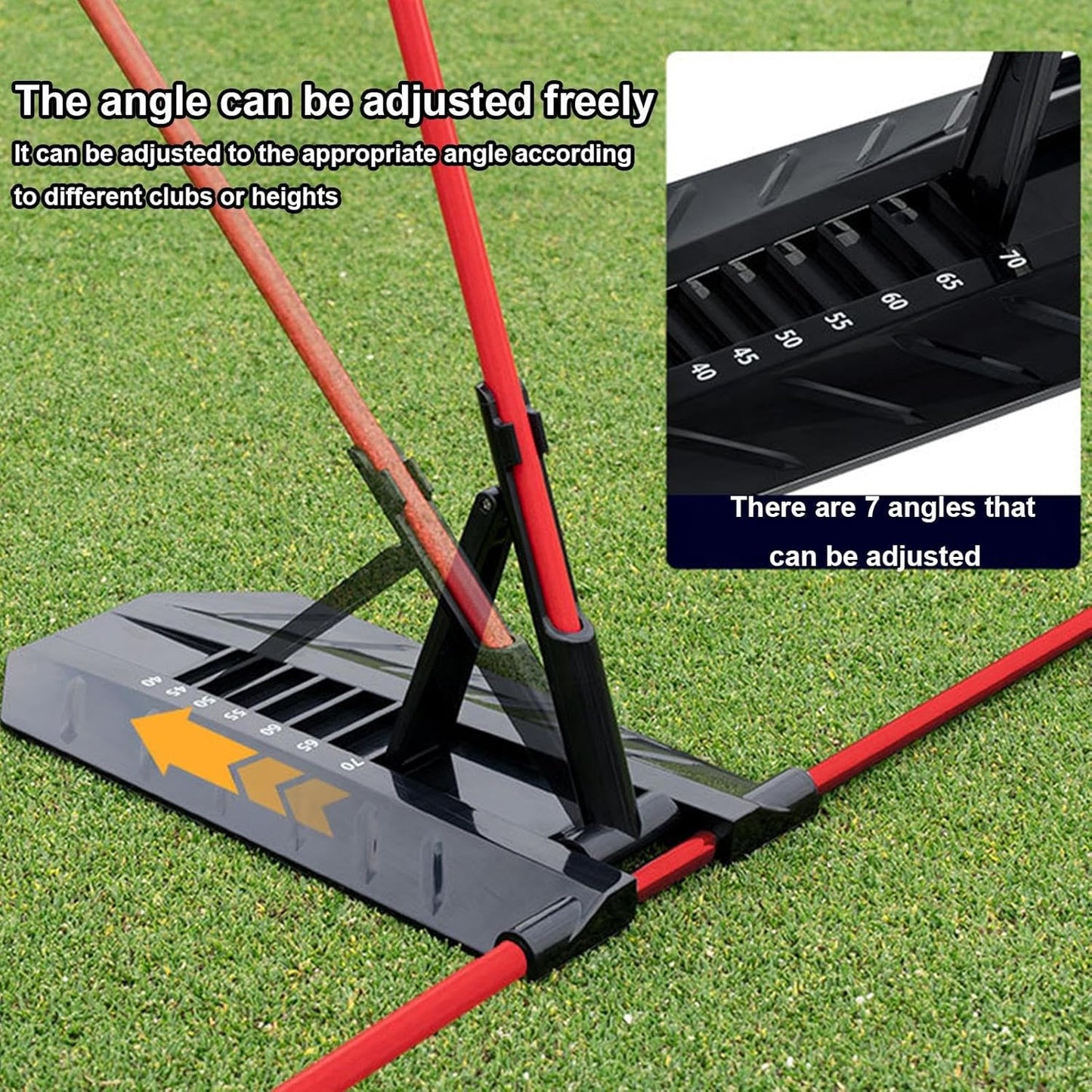 Golf Training Rods - Lightweight, Multi-Purpose Swing Alignment Tool, Portable Practice Accessory, Precision Enhancer | Sport Trainer Gear for Giift Choice On Father's Day Or Thanksgiving, Outdoor