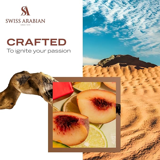 Swiss Arabian Shaghaf Oud Ahmar - Luxury Products From Dubai - Long Lasting And Addictive Personal EDP Spray Fragrance - Seductive, Signature Aroma - The Luxurious Scent Of Arabia - 2.5 oz