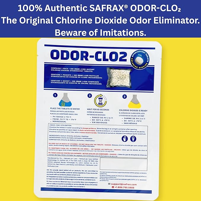 ODOR-CLO2 Chlorine Dioxide Odor Removal