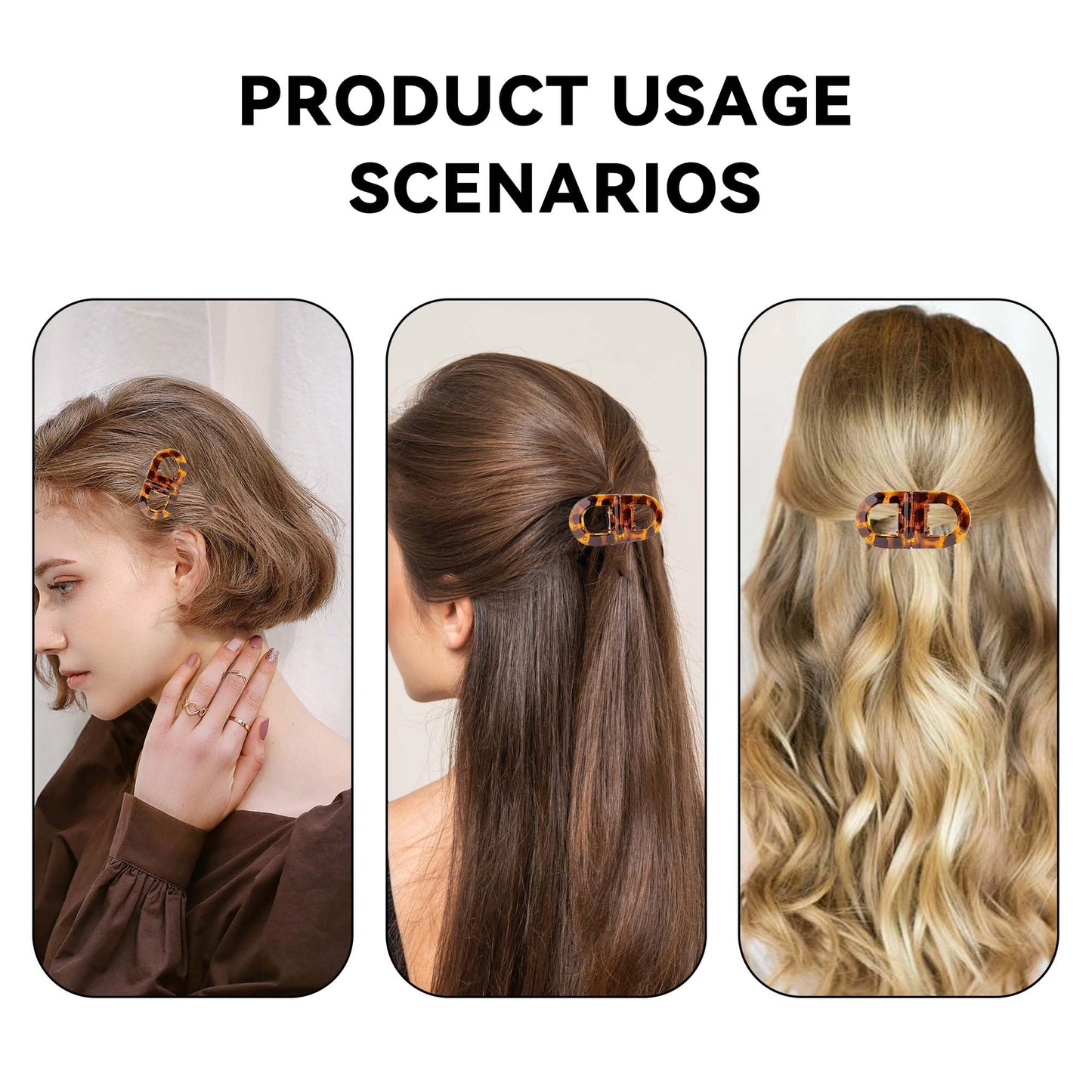 Upgrade Magnetic Hair Clips,Strong Hold Magnetic Styling Clips,Suitable for various hair types and everyday styling (C)