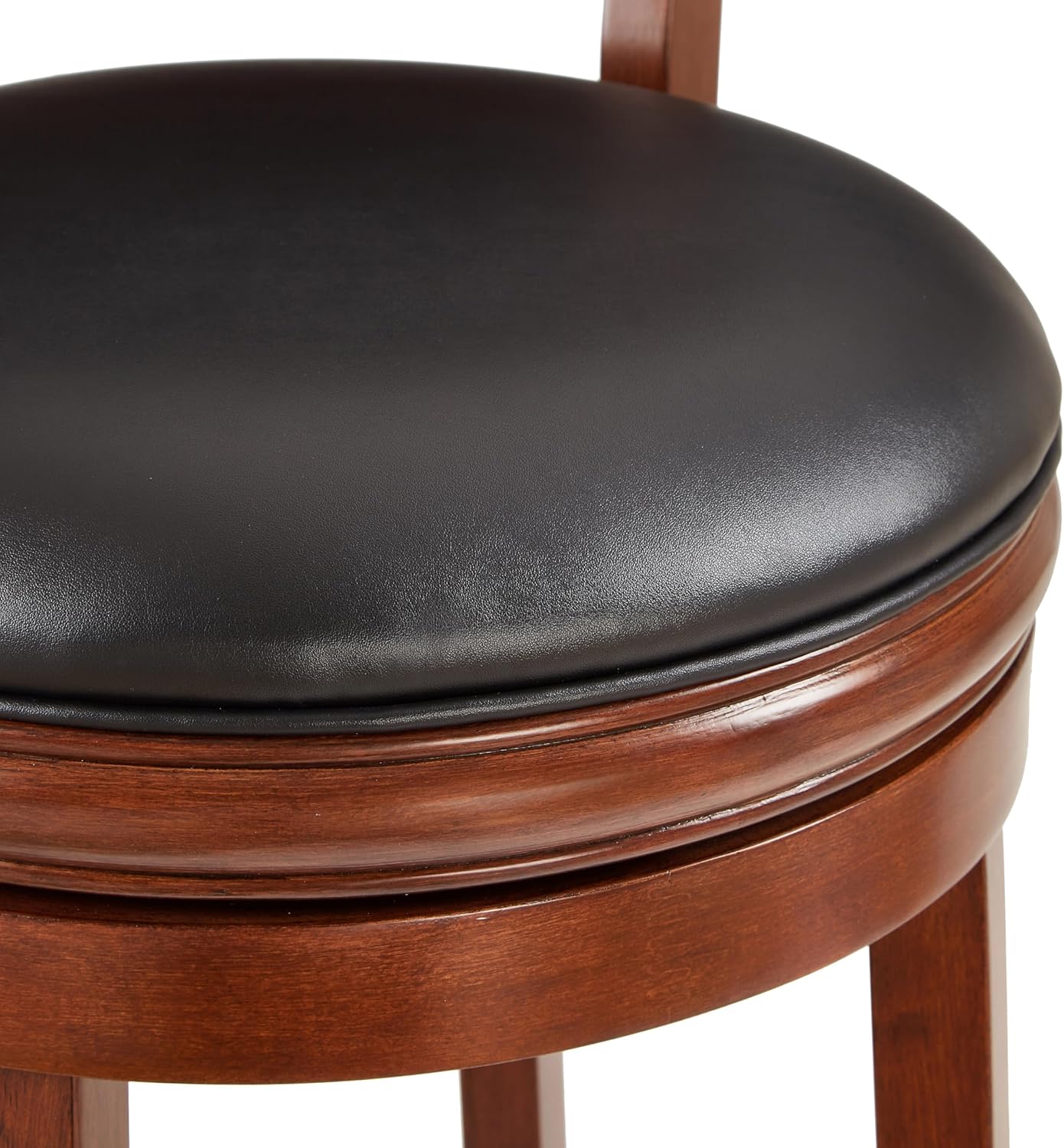 Ball & Cast Swivel Pub Height Barstool 29 Inch Seat Height Cherry Set of 1