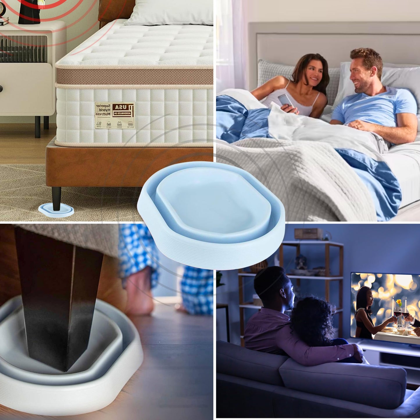 Bed Bug Trap - Eco Friendly Bed Bug Interceptors for Bed Legs - Insect Detector, Interceptor & Monitors for Indoor Home (12)