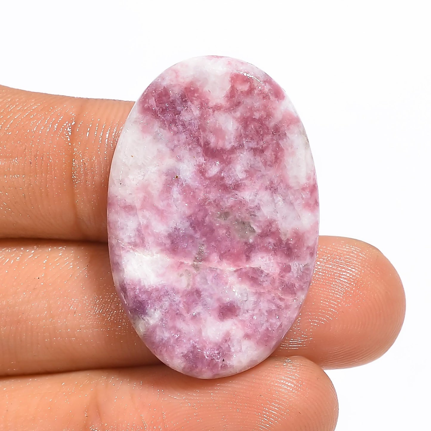 Amazing Gemstone Pink Lepidolite Druzy Raw Crystals and Healing Minerals Stones, Natural Rocks for Wire Wrapping, Tumbling and DIY Raw Stones and Home Décor Crystals (1Piece)