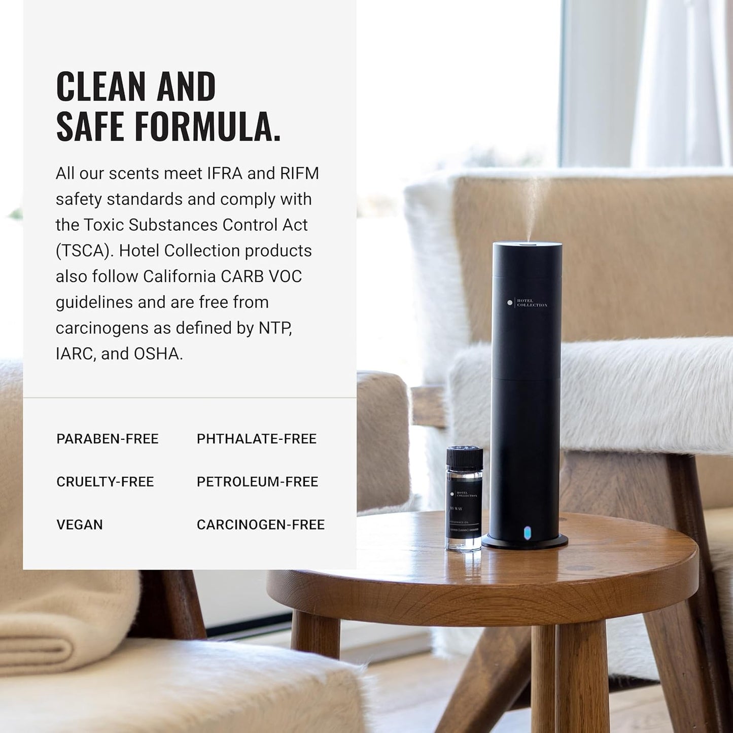 Hotel Collection Diffuser Oil - Black Velvet - Aromatherapy Essential Fragrance Oil - Blonde Woods, Rose, and Black Fig - 120ML 4.1 Fl oz