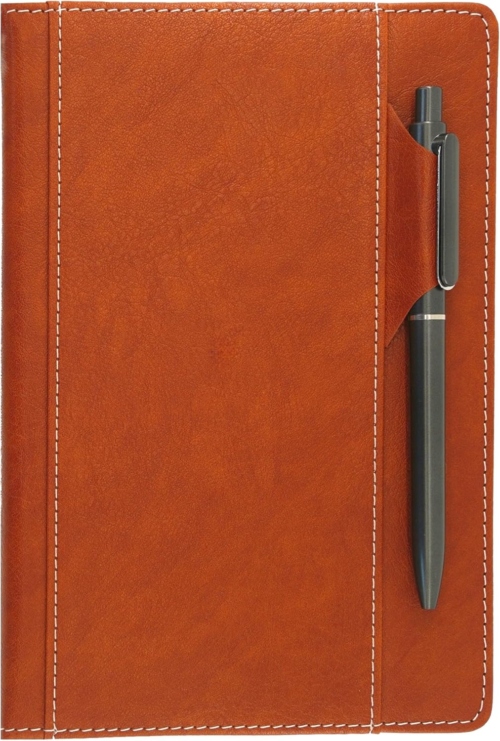 Premium Hardcover Executive Notebook with Pen and Pen Holder Clip, Card Pockets, 240 Pages, College Ruled, 80GSM, Leather Note Book for Work, Study, Diary and Other Scenarios, Suitable Journal for Both Men and Women