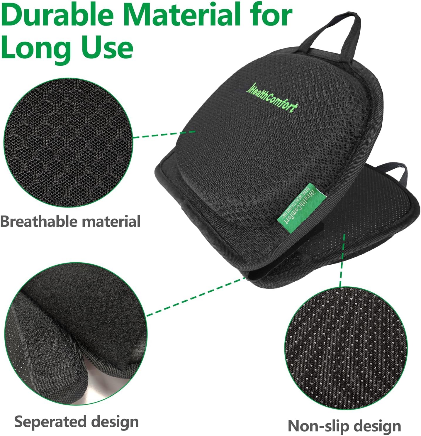 Small Travel Seat Cushion,Gel Memory Foam Seat Cushion,Supportive Butt Pillow,Portable and Foldable for Long Sitting Hours on Stadium Airplane Car Seat