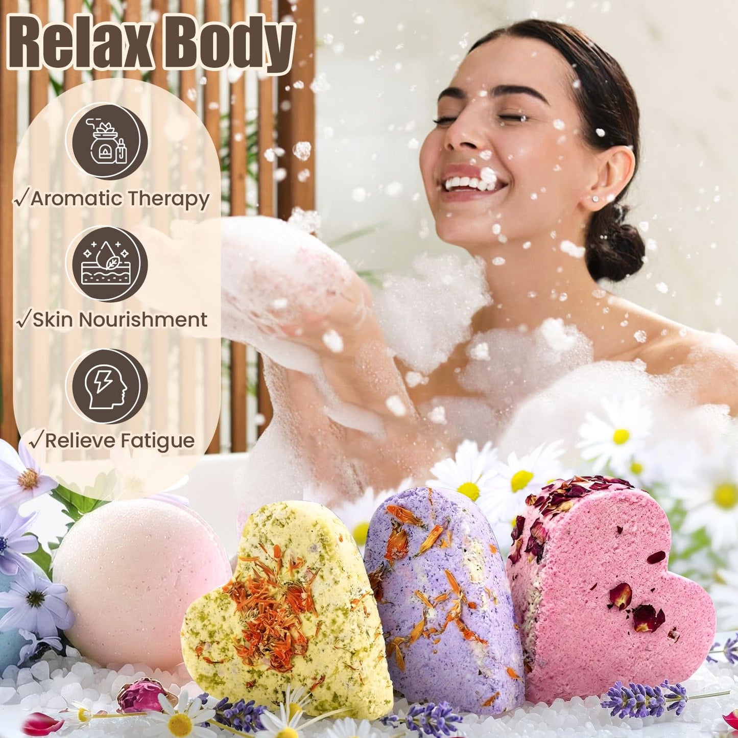 Gdblsm Bath Bomb Making Kit- DIY Bath Bomb Mold Set for Women, Make Your Own Shower Bombs with Shower Steamer Press Molds, Bath & Bathing Making Supplies Spa Craft Kits Gifts for Aldult Women