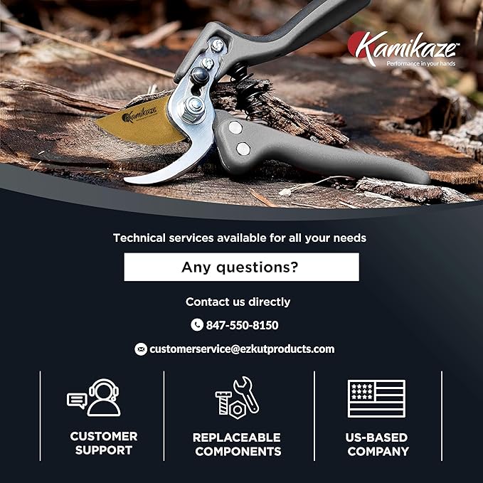 Bypass Pruning Shears Heavy Duty - Best Pruners for Gardening Gifts for Women and Men - Gardening Hand Tools, Garden Shears Clippers Scissors, Professional Pruners with Japanese Steel since 1988