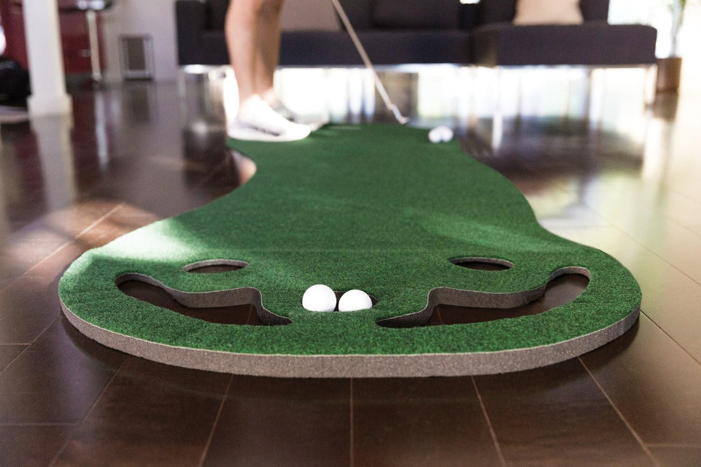 SKLZ Putting Green: Perfect Your Golf Skills with Realistic Home Practice - Improve Your Putting Stroke, Lower Your Scores, and Enjoy Convenient, Training Anytime, Anywhere!