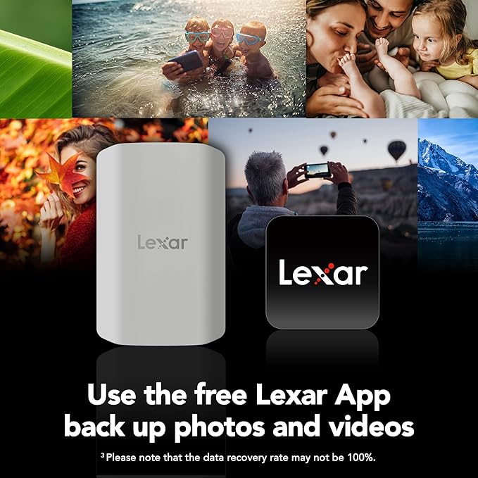 Lexar 2TB ES5 Magnetic External SSD, Up to 2000MB/s, Compatible w/MagSafe, USB-C Smartphones, iPhone 15/16 or Above, PC, Mac, Supports Apple ProRes & Samsung Pro Video, Silver (LES5XXX002T-RNWNU)