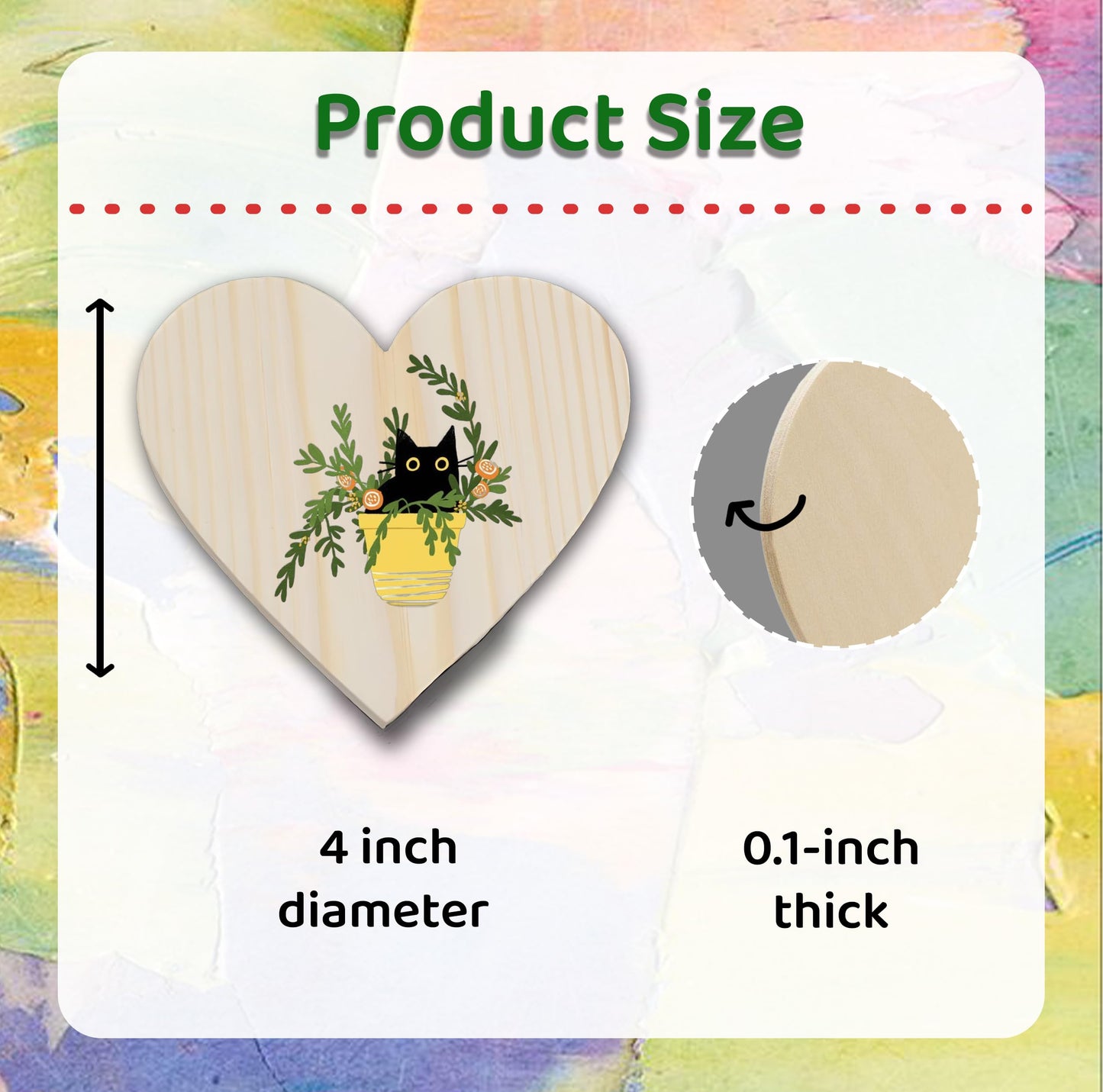 20 Pcs Wooden Hearts for Crafts 4 inch Unfinished Wood Hearts 0.1'' Thickness Heart Shaped Wood Sheets Unfinished Wood Ornaments for Wedding DIY Crafts Painting Burning Engraving Carving Coasters