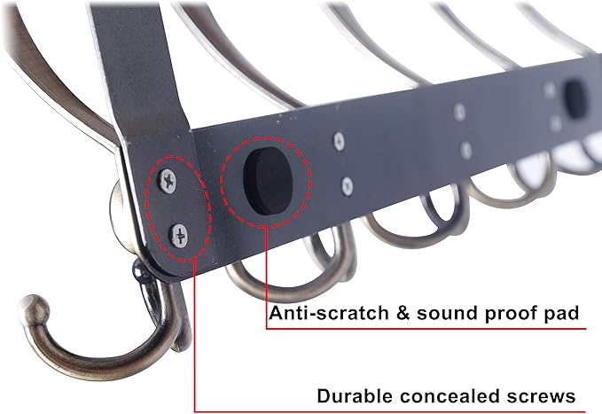 Dseap Over The Door Hook Hanger - 5 Tri Hooks, Heavy Duty Over The Door Towel Rack Coat Rack for Clothes Hat Towel,Bronze