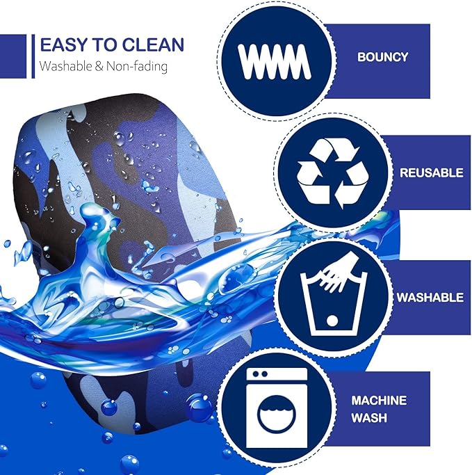 Civaner 4 Pieces Ski Snowboard Goggle Cover Sleeve Goggle Cover Microfiber Protective Lens Scratch Dust Protection for Travel