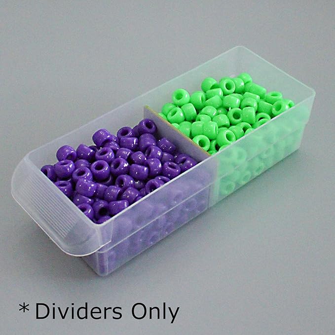(64-Pack) Small Drawer Dividers compatible with Craft Cabinet and Hardware Storage Organizers, (Dividers Only)