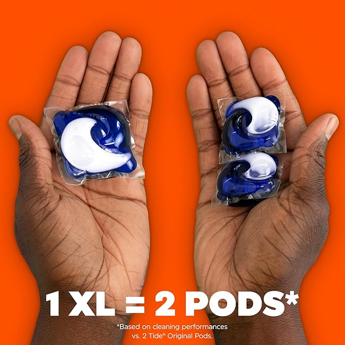 Tide Power Pods Sport Laundry Detergent Pacs, 63 Count, Advanced Sweat + Stain Fighter