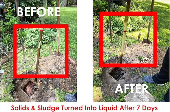 Drain Field Cleaner Tablets by Dr Pooper. Clears Septic Tanks and Drain Fields of Tough Clogs, Scum, Sludge AND Eliminates Odors FAST - Aerobic & Anaerobic Systems - Easy to Use, Just Flush.