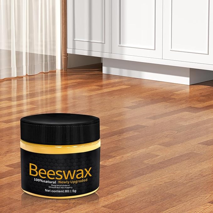 Furniture Wax - Natural Beeswax Polish, Scratch-Covering Wood with Deep Nourishment, Protective Finish for Tables, Cabinets, and Floors, Long-Lasting Shine for Home Wood Care