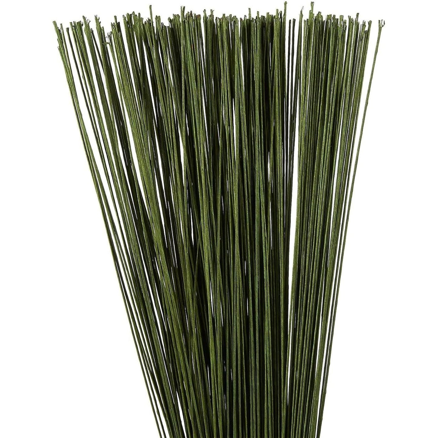 Juvale 22 Gauge Floral Wire Stems - Precut Florist Wire - Flexible Bendable Design for Floral Arrangements - Wreath & Flower Bouquet Support - 16 in, 22 Gauge, Pack of 300, Green