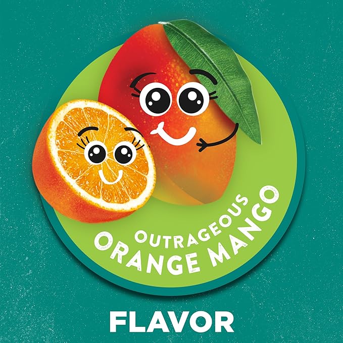 Tom's of Maine Kids Natural Toothpaste with Fluoride for Ages 2+, ADA Approved, Outrageous Orange Mango, 5.1 ounces (3 Pack)