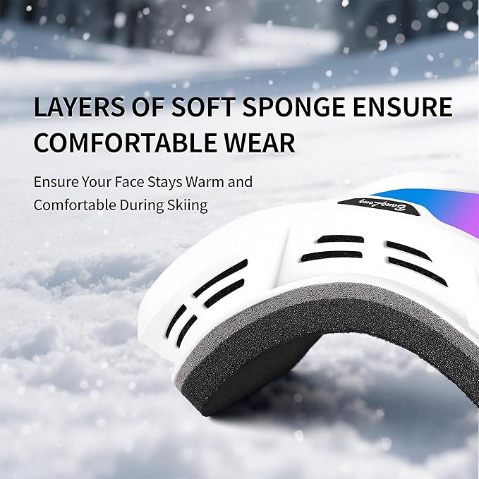 BangLong Ski Goggles, Snowboard/Snow Goggles Anti Fog UV Protection Design for Men Women Skiing, Skating,Snowmobilet,Youth