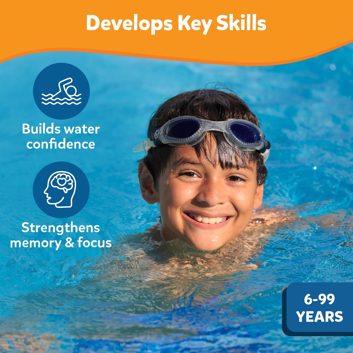 Skillmatics Pool Toys - Seek & Splash, Search & Find Water Game, Swimming Pool Dive Toy for Kids, Summer Fun & Gifts for Boys & Girls Ages 6, 7, 8, 9, 10, 11 & Up, Includes 64 Colorful Gems