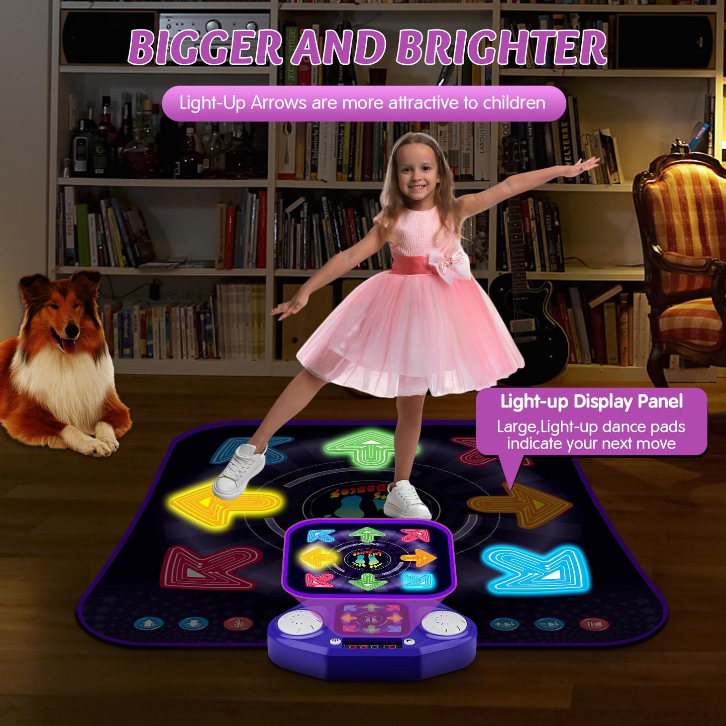 ANNKIE Light Up Dance Toy for 3-12 Year Old Girls & Boys,Gifts for Kids Age 3+