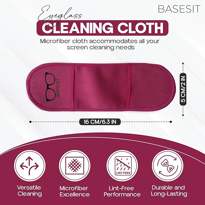 Eyeglass Cleaning Cloth, 4 Pack, Eyeglass Cleaning Wipes, Lens Wipes for Eyeglasses, Eye Glasses Cleaner Wipes, Eye Glass Clean Cloths, Eye Glasses Cleaner Cloth (Rose/Green)
