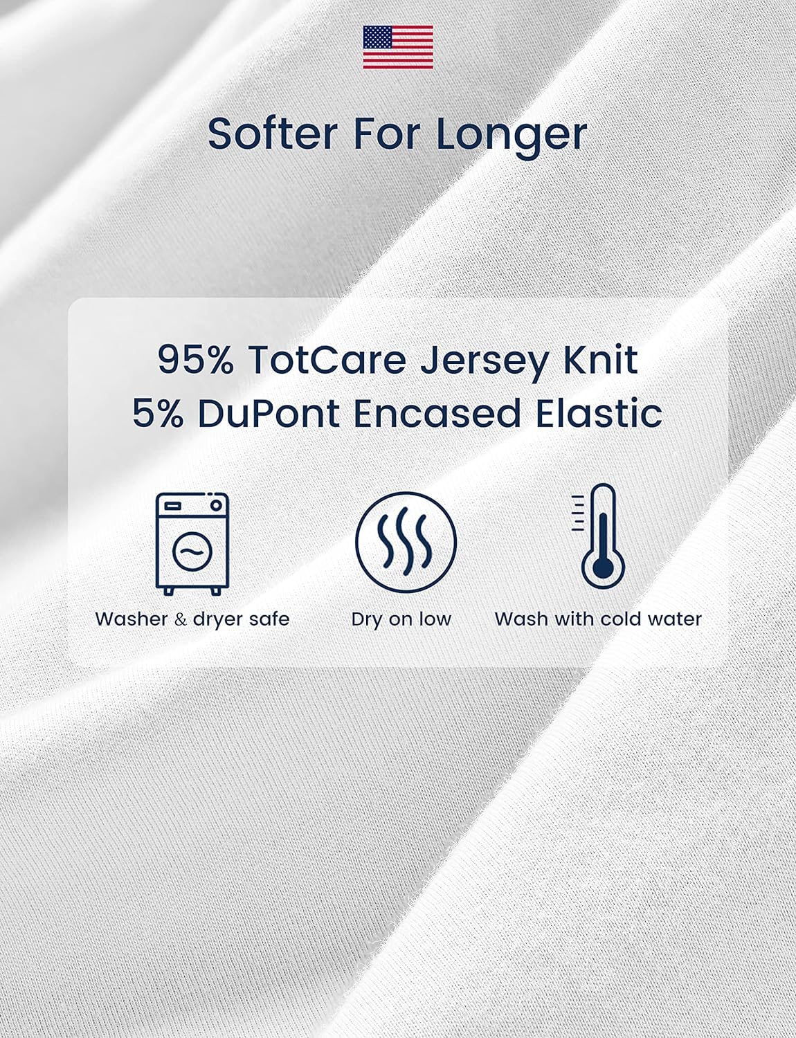 TotAha Premium Soft Pack n Play Sheets, Super Stretchy Jersey Knit Mini Crib Sheets Fitted, Silky Comfort Graco Pack and Play Mattress Sheets, 2 Pack