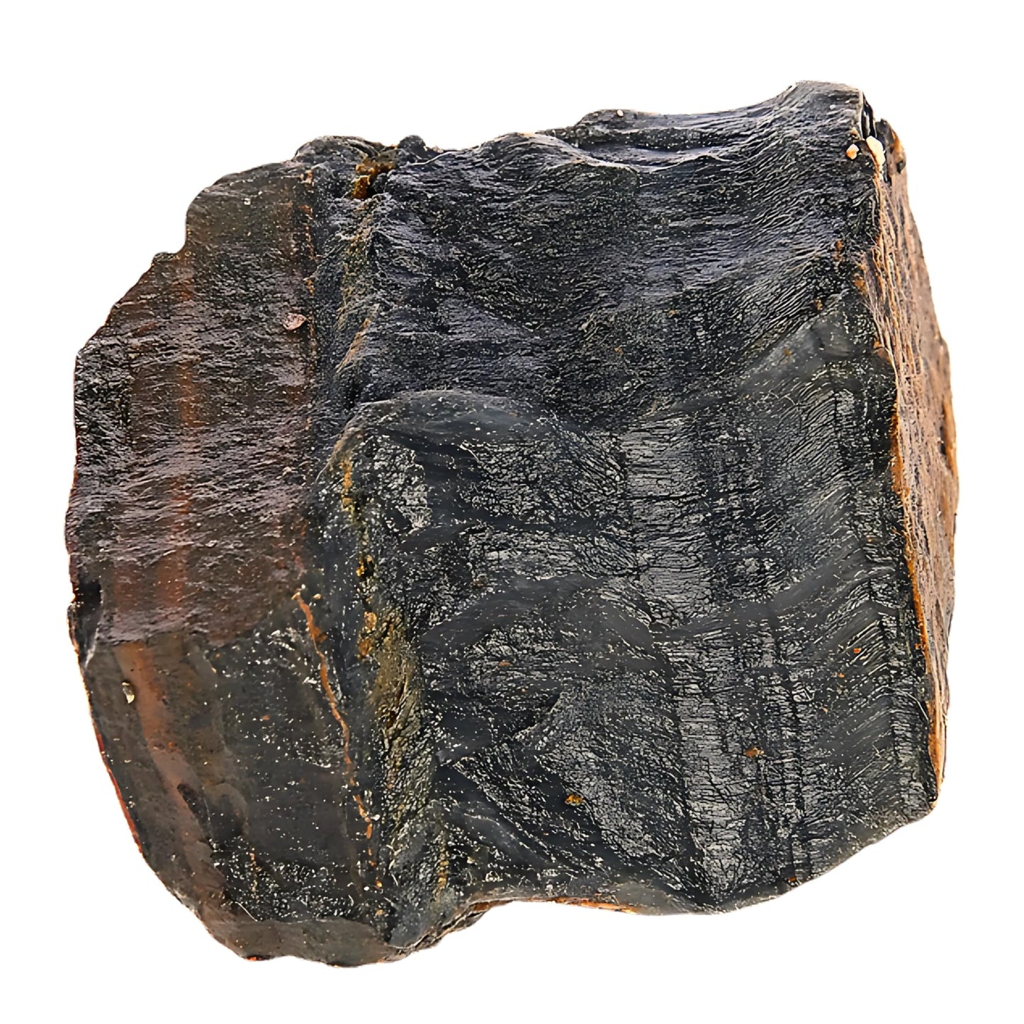 ANAYA AGATE Iron Tiger Eye Raw Crystals Rough Gemstones with Authenticity Card, Velvet Pouch Raw Stones for Tumbling, Cabbing, Polishing, Cutting Natural Healing Crystals for Home Decor, DIY Stones (2 Piece)