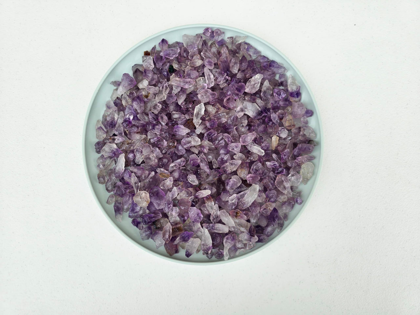 Half Pound Crushed Amethyst Crystal Bulk Chips Raw Stones for Crafting, Beading and Healing