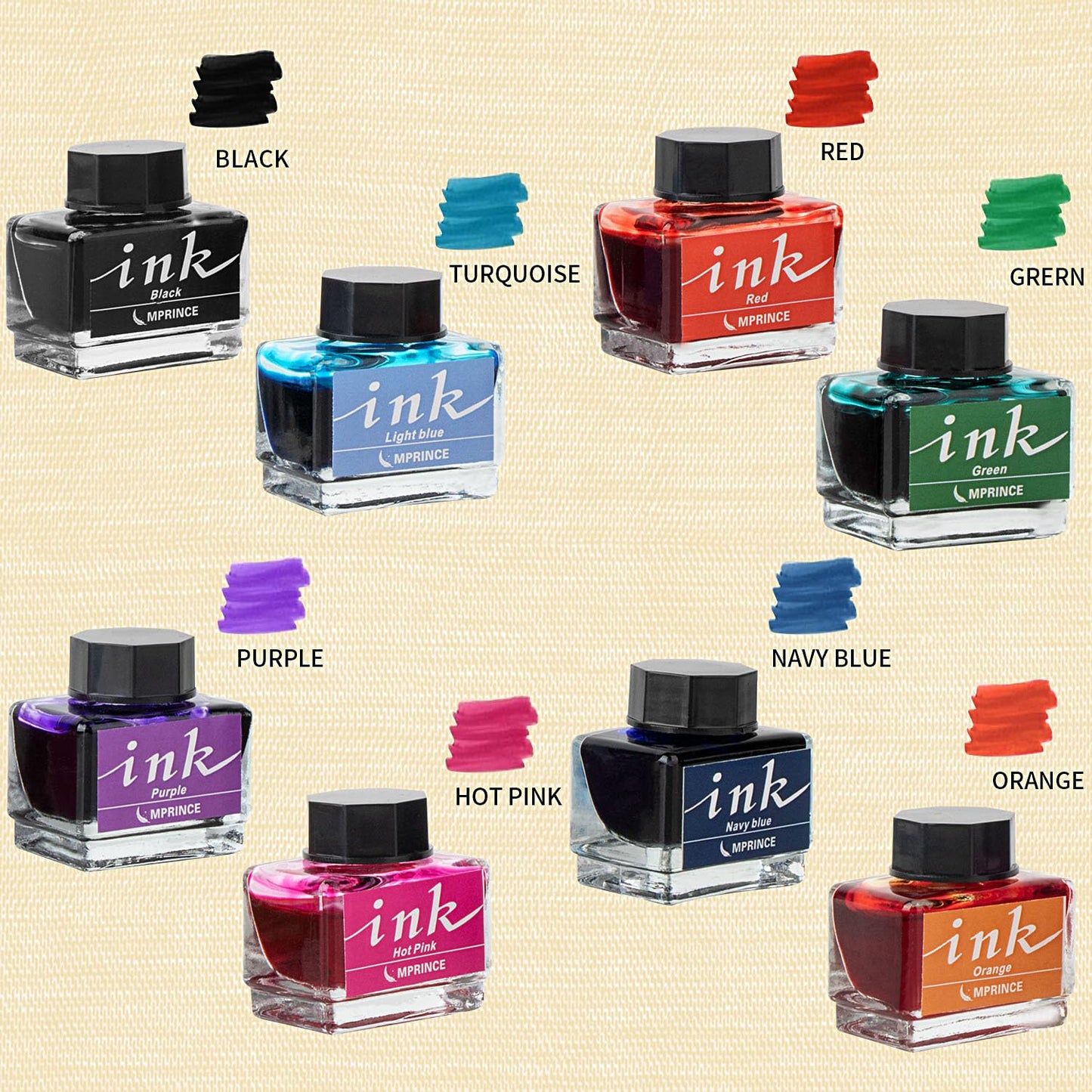 LongLongJin Calligraphy Pens and Ink Set - Calligraphy Kits for Beginners,Quill Pen Includes Dip Pen,8*Colors Ink,11*Calligraphy Pen Nibs（Blue）