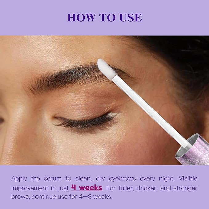 Lash & Brow Growth Serum Set - Eyelash & Eyebrow Serum with Biotin, Peptides & Plant Extracts - Fuller, Longer-Looking Lashes & Thicker Brows - Vegan, Prostaglandin-Free, 2× 8ml Value Duo