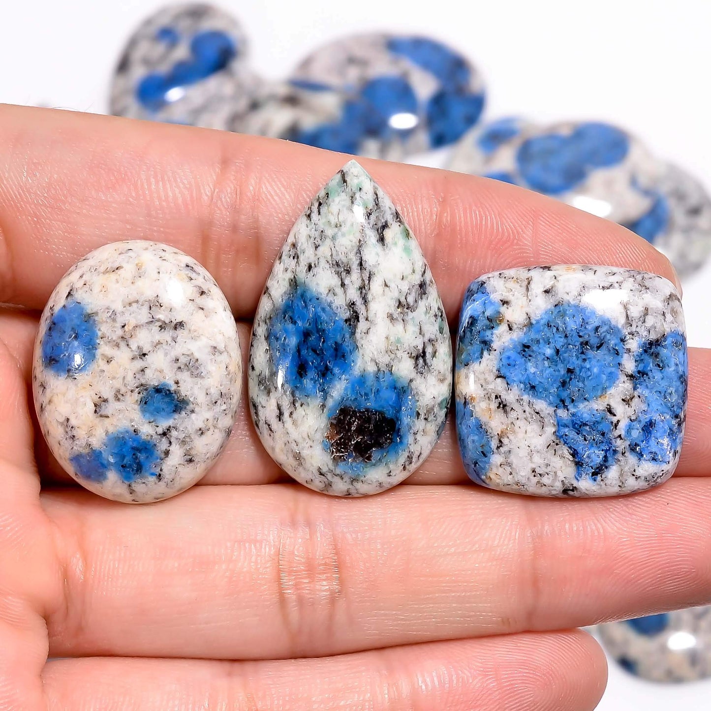 GEMKORA™ 100 carats K2 Jasper Gemstone Slices Wholesale Cabochons Lot, Jewelry Making Loose Gemstone, Polished Home Decor Specimen, DIY, Wire Wrapping, Reiki, Healing Crystals, Bulk Gemstone Deal
