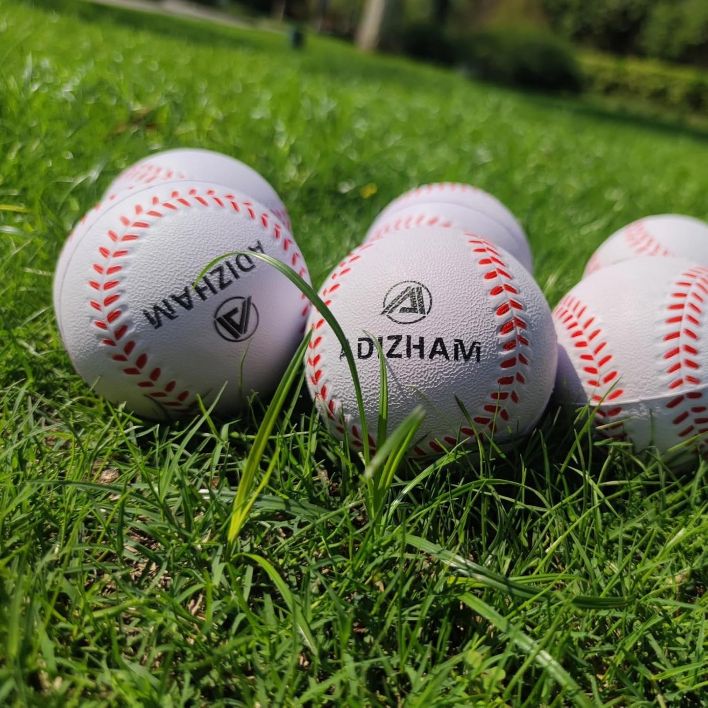 Practice Foam Baseballs - 11 inch Softballs for Youth Beginners, Perfect for Batting and Fielding Training, Pack of 6 with Mesh Bag Included
