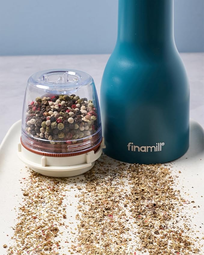 FinaMill Peppercorn Pod – Single Refillable Spice Pod for Peppercorns & Mixed Pepper Blends, Adjustable Grind Size, Compatible with All FinaMill Spice Grinders, Home and Kitchen Gifts for Women