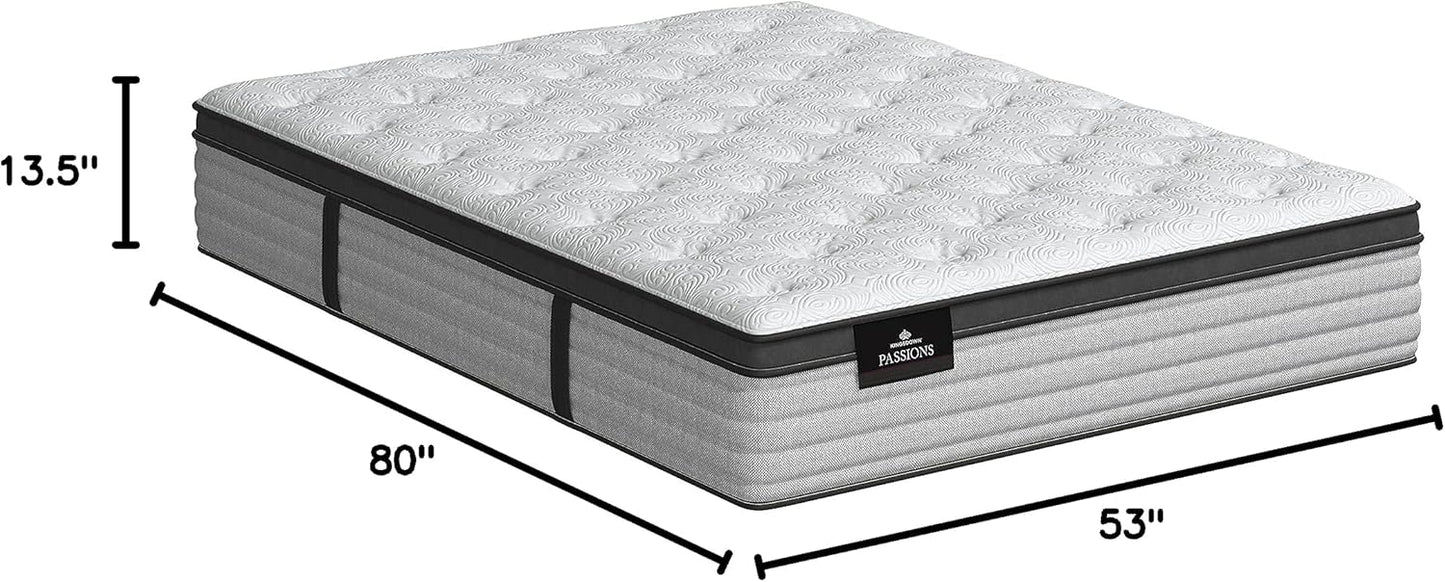 Kingsdown Passions Imagination Pillow Top Mattress, Full Extra Long