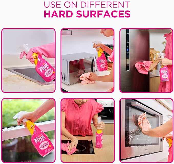 Stardrops - The Pink Stuff Miracle Multi-Purpose Cleaner – Removes Grease, Grime, and Stains on Kitchens, Bathrooms, Floors, and More (Pack of 2)