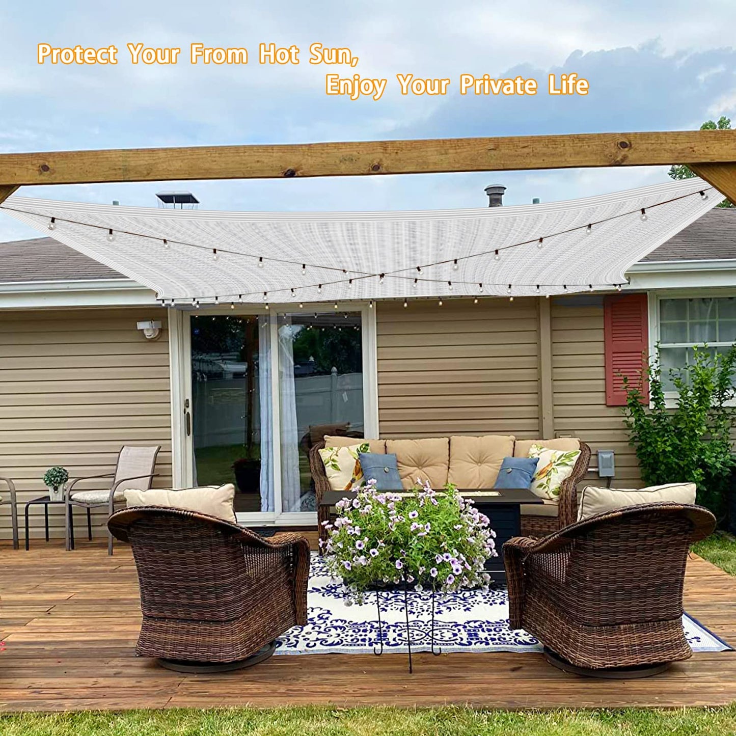 Aluminum 90% Shade Cloth - for Cars,Mesh Tarp for Greenhouse Patio Sun Shade - for Cars