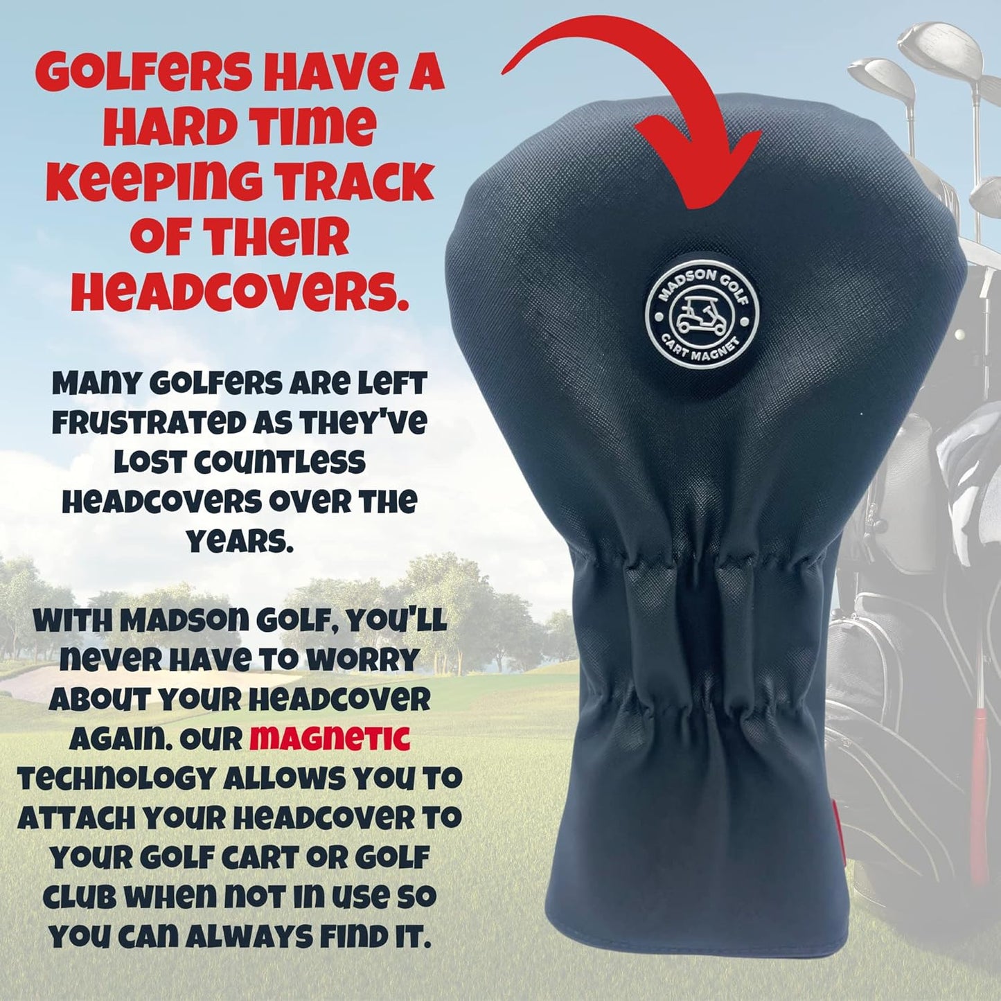 Funny Golf Fore Dummies Checklist Headcovers for Blade Putters Headcover, Great Golfer Golf Gifts for Dad, Men, and Women