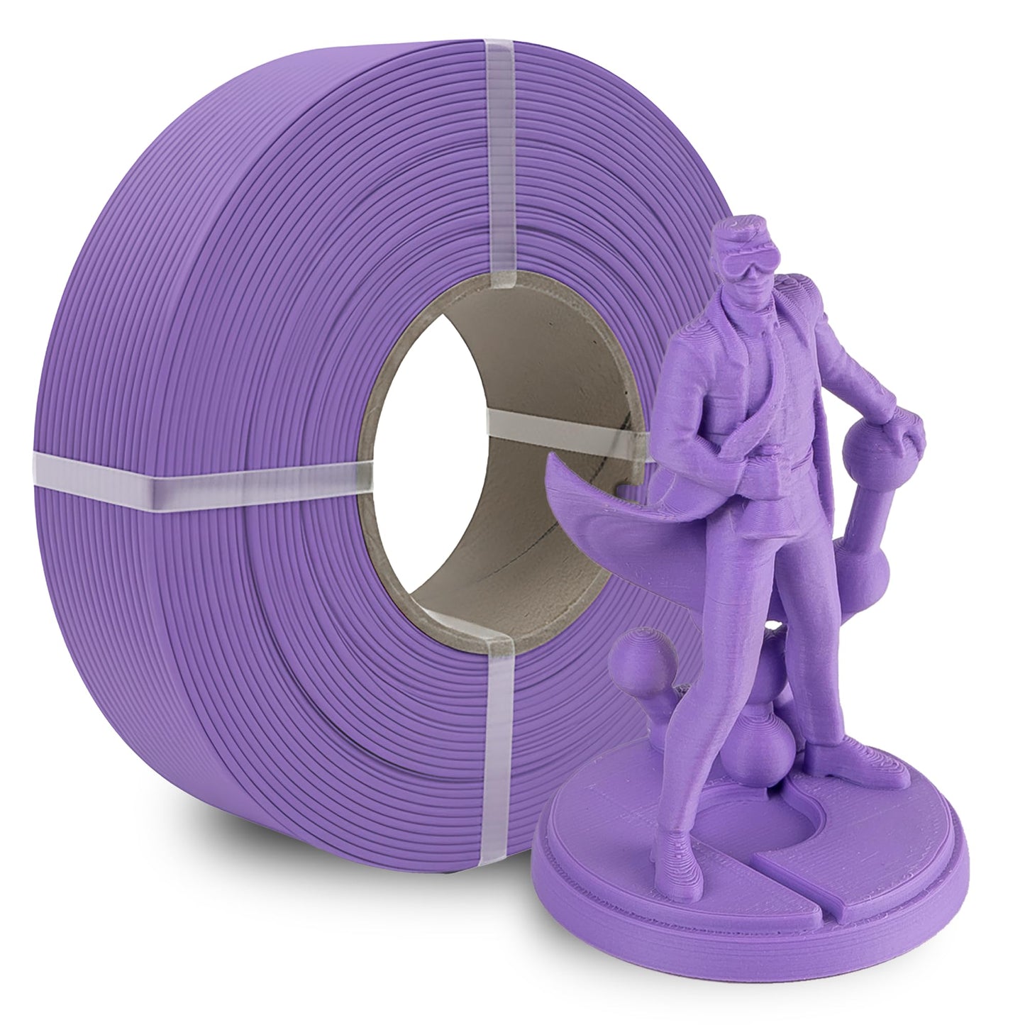 Polymaker Panchroma Refill Spool Matte Lavender Purple PLA 3D Printing Filament Refill, Compatible with All Reusable Spools and