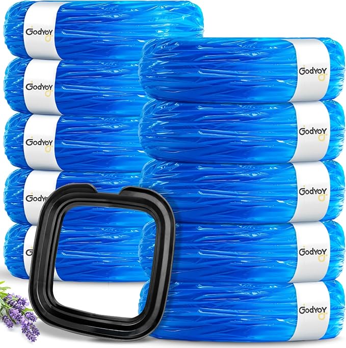 Cat Litter Refill Bags Compatible with Litter Genie XL+/Plus/Standard/Style/Desgin Pail, 30% Extra Thickness, 45% Extra Length,30 Months Use Time ,Super Odor Control,10 Pack ( Cartridge NOT Included)