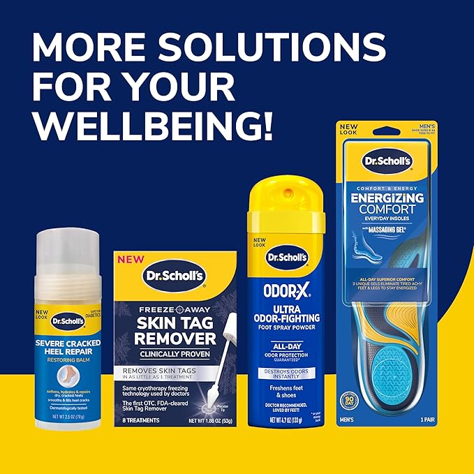 Dr. Scholl's ODOR-X FOOT ODOR PROBIOTIC SPRAY, 4 oz // Immediately Eliminates The Worst Odors - Prevents Embarrasing Odors From Returning - Restores Skin's Microbiome