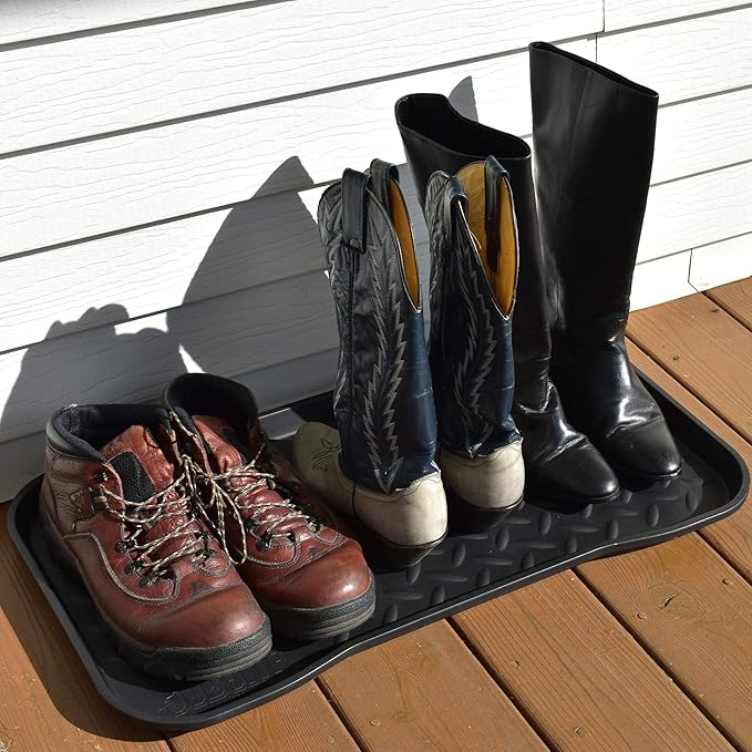 JobSite Heavy Duty Boot Tray, Multi-Purpose for Shoes, Pets, Garden - 15 x 28 Inch - 18 Trays