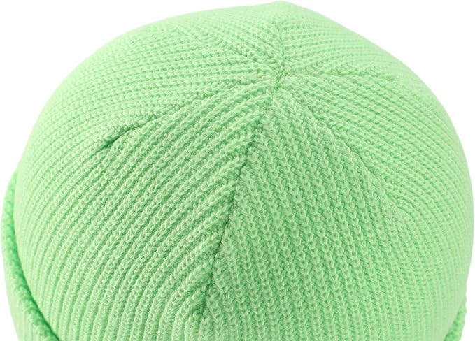 Connectyle Classic Double Layer Knit Beanie Hat Warm Thick Acrylic Winter Hats Daily Cuffed Beanies Watch Hat for Men Women