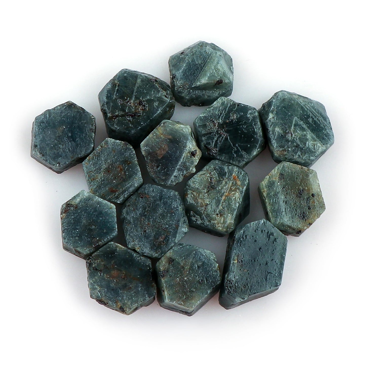 CRYSTALIS 100cts Natural Blue-Sapphire Raw Crystals, Loose Gemstone Wholesale Bulk Rough Jewelry Making Supply, Chakra And Healing Raw Stones, Wire Wrapping, DIY, Tumbling, Gem Collection